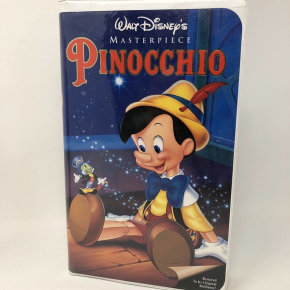 Pinocchio and The Adventures of Pinocchio VHS Tapes Disney Masterpiece New Line - Picture 4 of 8